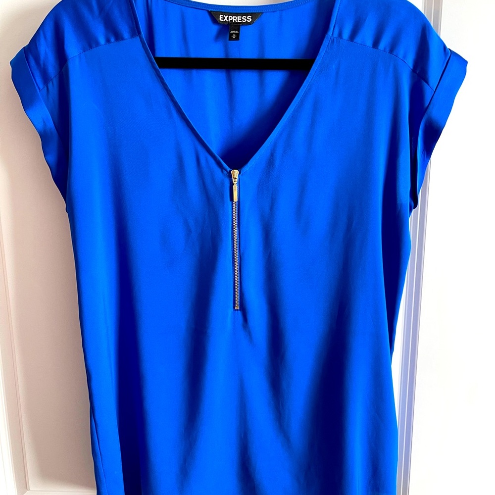 Blue shirt sleeve top from EXPRESS